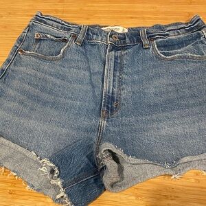 Abercrombie & Fitch Classic Blue Jean Shorts